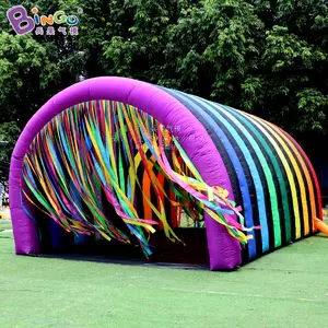 Sıcak satış olay decorinflatable gökkuşağı geçit marquee şişme tünel çadır