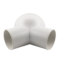 150 100 Réducteur flexible de type Y pour joint de conduit de ventilation carré pour tuyau de drainage extérieur industriel pour hôpitaux