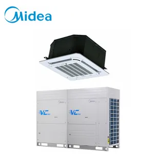 Midea brand vrf system Compact Size 3.6kw 12.3kbtu compact four way cassette indoor central air conditioner for Super markets