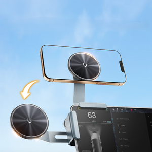 Nouveau support magnétique pour téléphone de voiture avec chargeur pour écran central <span class=keywords><strong>Tesla</strong></span> <span class=keywords><strong>Model</strong></span> 3/Y - Product Image 1