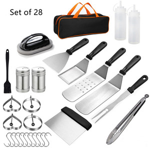 Offre Spéciale <span class=keywords><strong>kit</strong></span> de <span class=keywords><strong>barbecue</strong></span> ensemble de 15 outils de <span class=keywords><strong>barbecue</strong></span> en acier inoxydable ensemble de spatules portables de cuisson - Product Image 6