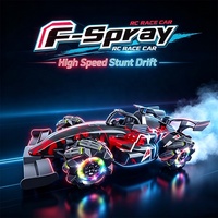 Coche de Carreras a Control Remoto de 2.4GHz para Niños, Modelo Spray RC Drift Stunt Car, con Giro de 360 Grados °   Juguete con Luz LED, Bajo MOQ, Venta al por Mayor de Juguetes para Niños