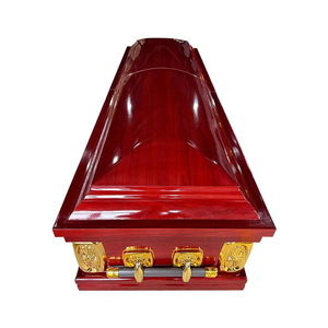 Легкий гроб из МДФ для кремации, американский/европейский стиль, белая отделка, OEM/ODM, настраиваемый, для младенцев и ритуальных услуг - Product Image 1