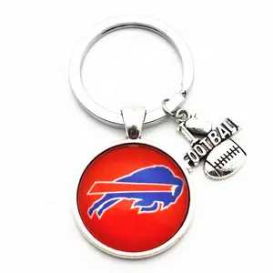 Buffalo Bills 32 futbol takımları anahtar toka toptan yüksek kalite ucuz alaşım anahtarlık