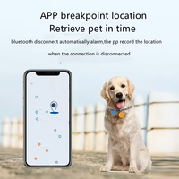 Traceur GPS Intelligent Sans Fil Anti-Perte Petit Localisateur Compatible Apple et Android avec Porte-Clés pour Animaux de Compagnie, Chiens, Chats, Portefeuilles, Clés