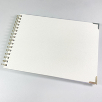 Livre d'or de mariage à couverture rigide en lin A4 personnalisé Journal élégant carnet de notes à pages vierges pour la planification et les cadeaux des invités