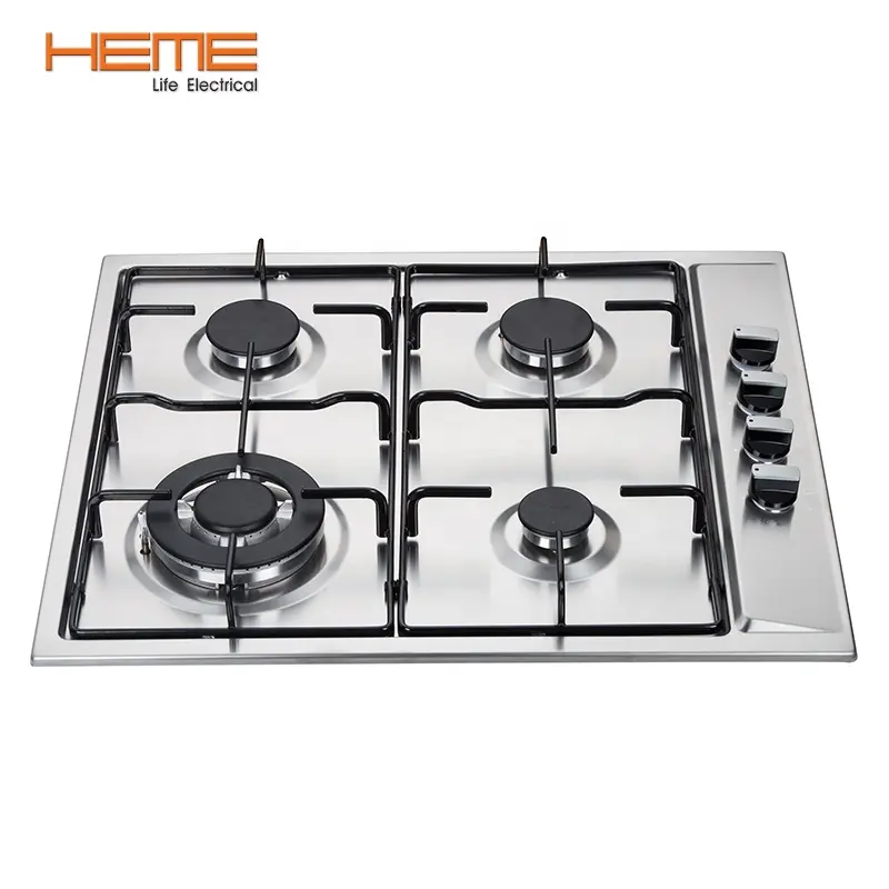 Home appliance built-in gas cooktop 60cm stainless steel gas hob