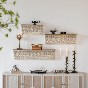 Étagères de <span class=keywords><strong>cuisine</strong></span> en bois vintage, étagère murale de bar à café suspendue, étagères murales en métal, étagère suspendue, <span class=keywords><strong>cuisine</strong></span> de ferme - Product Image 6