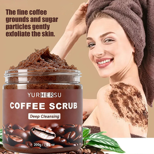 Exfoliante Corporal de Café de Marca Privada, Exfoliante Natural de Granos de Arábica, Pulidor de Piel con Aceite de Coco y Azúcar Moreno, Exfoliante Limpiador y Energizante - Product Image 2