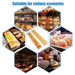 Sac en Papier Kraft Marron de Qualité Alimentaire pour Boulangerie, Transparent, Vente en Gros, pour <span class=keywords><strong>Pain</strong></span>, Croissant et Beignet - Product Image 6