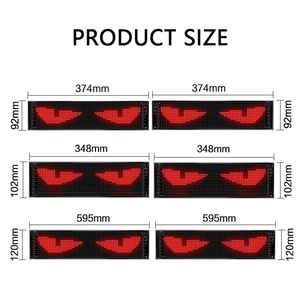 Panel Flexible RGB con Pantalla de Pixel Art Programable, Camión Ligero, Ojos del Diablo, Matriz de Panel de Pixel con <span class=keywords><strong>Control</strong></span> Remoto por Aplicación - Product Image 6