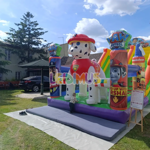 Nouvelle conception de château gonflable pour chien avec <span class=keywords><strong>jeu</strong></span> de saut amusant, château gonflable combiné et toboggan géant, équipement d'amusement - Product Image 3