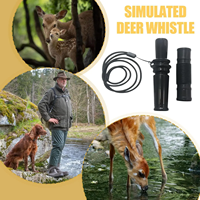 Appel de Cerf Tactique Professionnel, Appel de Sanglier Sauvage avec Son Réaliste, Sifflet pour la Chasse Réussie, Grondement de Cerf, Canard, Corbeau