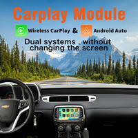 Boîte multimédia sans fil Apple MMI Carplay Android Auto pour Chevrolet Camaro 2013-2015, interface de navigation, prise en charge tactile