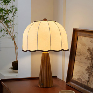 Ceramic Table <b>Lamp</b> E27 <b>Led</b> Warm <b>Light</b> Bedroom Study Desk Decorative Lighting Medieval Style Eye Caring Design - Product Image 1