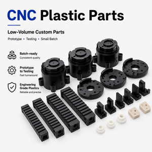 Servicio Profesional de Mecanizado CNC, Piezas de Plástico POM Personalizadas, Componentes de Delrin de Alta Precisión, Mecanizado CNC de Plástico de Ingeniería - Product Image 1