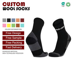 Calzini a maglia in <span class=keywords><strong>lana</strong></span> Merino più venduti da <span class=keywords><strong>uomo</strong></span> spessi caldi invernali sport all'aria aperta antibatterico da sci sulla neve - Product Image 1