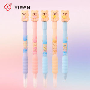 Pena Fountain Beruang YIREN Kawaii yang Dapat Dihapus untuk Anak-Anak, Pena Tulis Kartun Lucu dengan Pegangan Lembut - Product Image 2