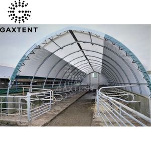 Abri pour bétail de 6 m x 6 m, tente de stockage de foin portable, tente pour animaux, abri pour chevaux - Product Image 3