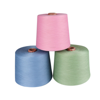 Wholesale Spun Yarn Hank Dyed 100% Virgin 30/1 30/2 Polyester Ring Spun Yarn for Sock Fabric Knitting