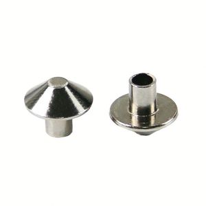 Remaches de Acero Galvanizado Semitubulares de Cabeza Plana Certificados de Alta Calidad Directo de Fábrica - Product Image 1