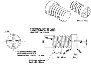 Brass rãnh không đầu đặt vít với chamfered End - Product Image 2