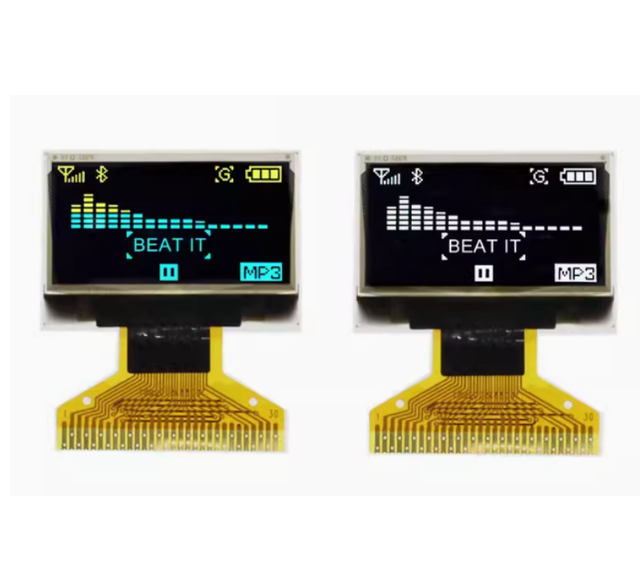 0.96 Inch OLED Screen New Monochrome 12864 LCD Display SSD1315 Serial Port Compatible with 1306 QXT Electronic