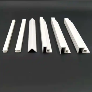 PVC Plastic Extrusion Profiles PVC Double Slide Track Edge <strong>Trim</strong> for Aquarium Fish Tank - Product Image 1