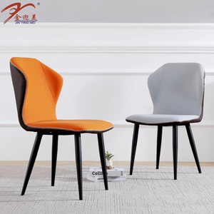 Ensemble de Table de salle à manger <span class=keywords><strong>Orange</strong></span>, Set moderne, avec <span class=keywords><strong>chaise</strong></span>, pour la maison, - Product Image 2