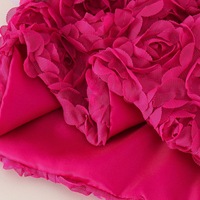 Nouvel ensemble d'été pour filles : T-shirt blanc à manches volantées et jupe rose avec jolis nœuds en coton pour bébés et enfants