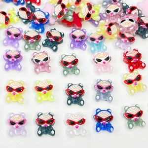 Personaggio dei cartoni animati Nipple Nail Japanese simpatici occhiali recano ciondoli in resina decorazioni per cianfrusaglie - Product Image 5