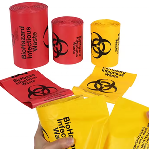 <span class=keywords><strong>Sacchi</strong></span> in Plastica HDPE Gialli Rinforzati Personalizzabili - <span class=keywords><strong>Sacchi</strong></span> per Rifiuti Biologici per Strutture Sanitarie - Product Image 5