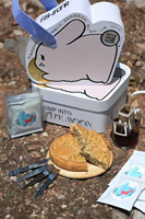 Boîte à gâteaux de lune personnalisable en papier d'art de 2 mm d'épaisseur, forme lapin mignonne avec pelliculage mat et gaufrage pour l'emballage de sushis, snacks et aliments