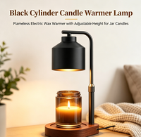 Lampe chauffe-bougie avec minuterie, décoration d'intérieur, cadeaux d'anniversaire pour femmes