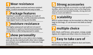 Khẩn Cấp Y Tế Ba Lô Chiến Thuật Chấn Thương Di Động Viện Trợ Đầu Tiên Kit Túi Cho Du Lịch Đi Bộ Đường Dài - Product Image 5