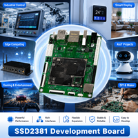 Placa Base Integrada ZXFELEC SSD2381 AIoT Cortex-A55 con Sistema Operativo Linux Android, WiFi, BLE y LAN Gigabit para Aplicaciones de Terminales Inteligentes