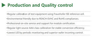 Topsky TNP5-156 5BB Volloberflächen-Aluminium-Rückseiten feld Multi kristallines Silizium Bifacial Dünnschicht-Solarzellen für zu Hause - Product Image 5