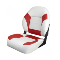 Chaise de bateau à jet à dossier haut à bas prix par fabricant siège de bateau ponton en plastique pliable et étanche pour la pêche rapide