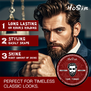 <strong>Men</strong>`<strong>s</strong> <strong>Hair</strong> <strong>Care</strong> <strong>Styling</strong> Wax Strong Hold <strong>Hair</strong> Pomade Medium Hold High Shine <strong>Men</strong> Pomade - Product Image 2