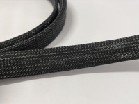 Gaine tressée en nylon PA UL94 V0 EX200, extensible, sans halogène, résistante à l'abrasion, 16 mm, pour la protection des câbles automobiles