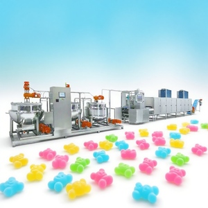 Machine de bonbons gommeux à gelée molle à noyau de roulement PLC automatique à grande vitesse pour usage domestique - Product Image 2