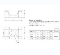 Supports de fixation pour serre-câbles de type selle