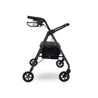 Nouveautés 2026 Déambulateur Rollator pour personnes âgées avec chariot de courses en acier léger et portable