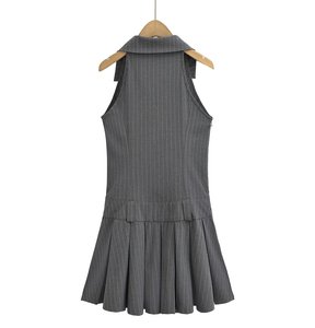 Vestito 2024 donna estate nuovo stile <span class=keywords><strong>accademia</strong></span> di moda abito Vintage Slim-Fit Casual Chic donna Mini abiti Mujer - Product Image 2