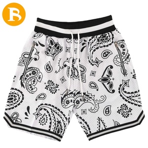 Short de <span class=keywords><strong>Basket</strong></span> <span class=keywords><strong>Homme</strong></span> Ample et Rétro à Séchage Rapide, Style Sport Décontracté, Maille Marron Vintage, Créateur, Vente en Gros - Product Image 5