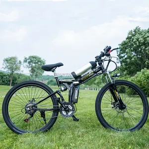 Nieuwe Collectie 48V 350W 24 Speed Berg Ebike Elektrische Fiets Met Schijfrem