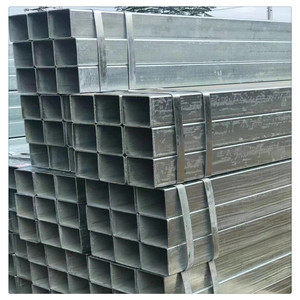 Tubo cuadrado galvanizado Tubular 100x50 150x150 Tubo de acero Tubos rectangulares de acero galvanizado por inmersión en caliente - Product Image 4