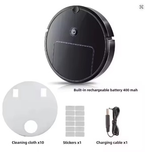 New USB Rechargeable Robot Vacuum Automatic Floor Mopping Machine for Home Smart Single <b>Mop</b> Function Effortless <b>Cleaning</b> - Product Image 2