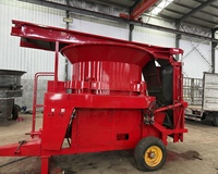 Broyeur de paille rotatif agricole robuste de type mobile pour le broyage des tiges de maïs et de blé