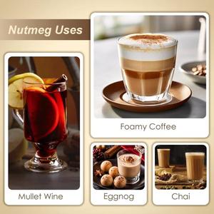 Nuez Moscada Entera Orgánica de Excelente Calidad, Sabor Ligeramente Dulce, Aroma Picante - Product Image 6
